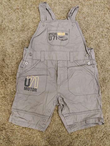 Salopette short 12 mois