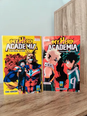 Mangas My Hero Academia (MHA) - tomes 1 et 2