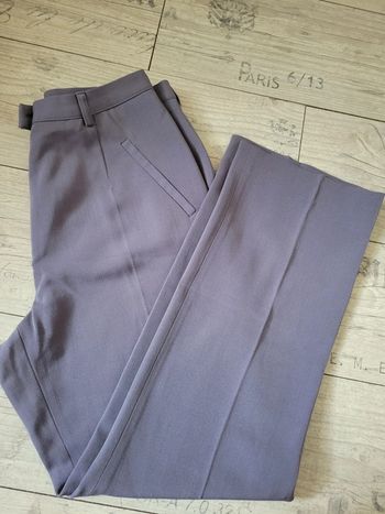 Pantalon fluide mauve