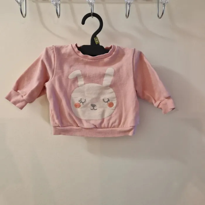9 mois pull / sweat rose