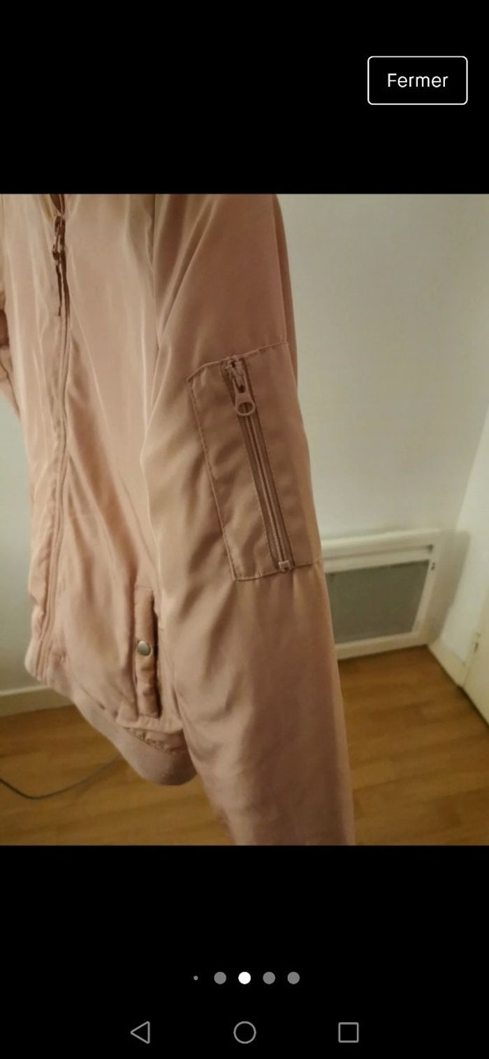 Bombers rose pour fille marque TeX taille 13/14 ans - photo numéro 3