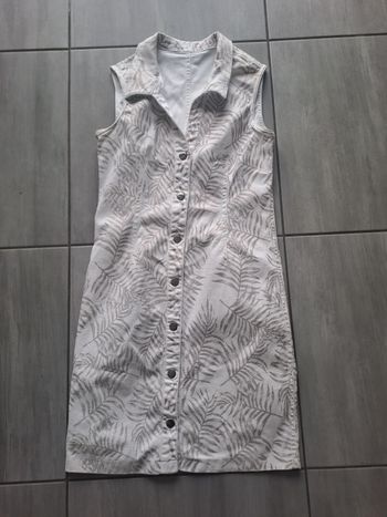 Robe jean blanche Bréal