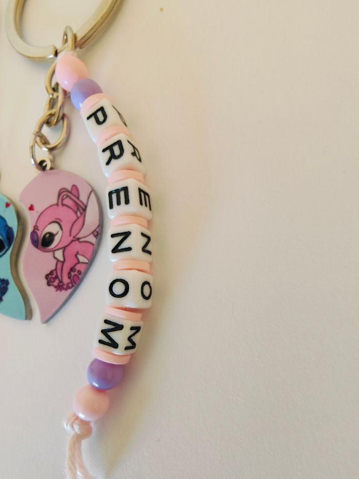 Porte clefs d'amitié stitch et Angel coeur a partager Disney - photo numéro 6