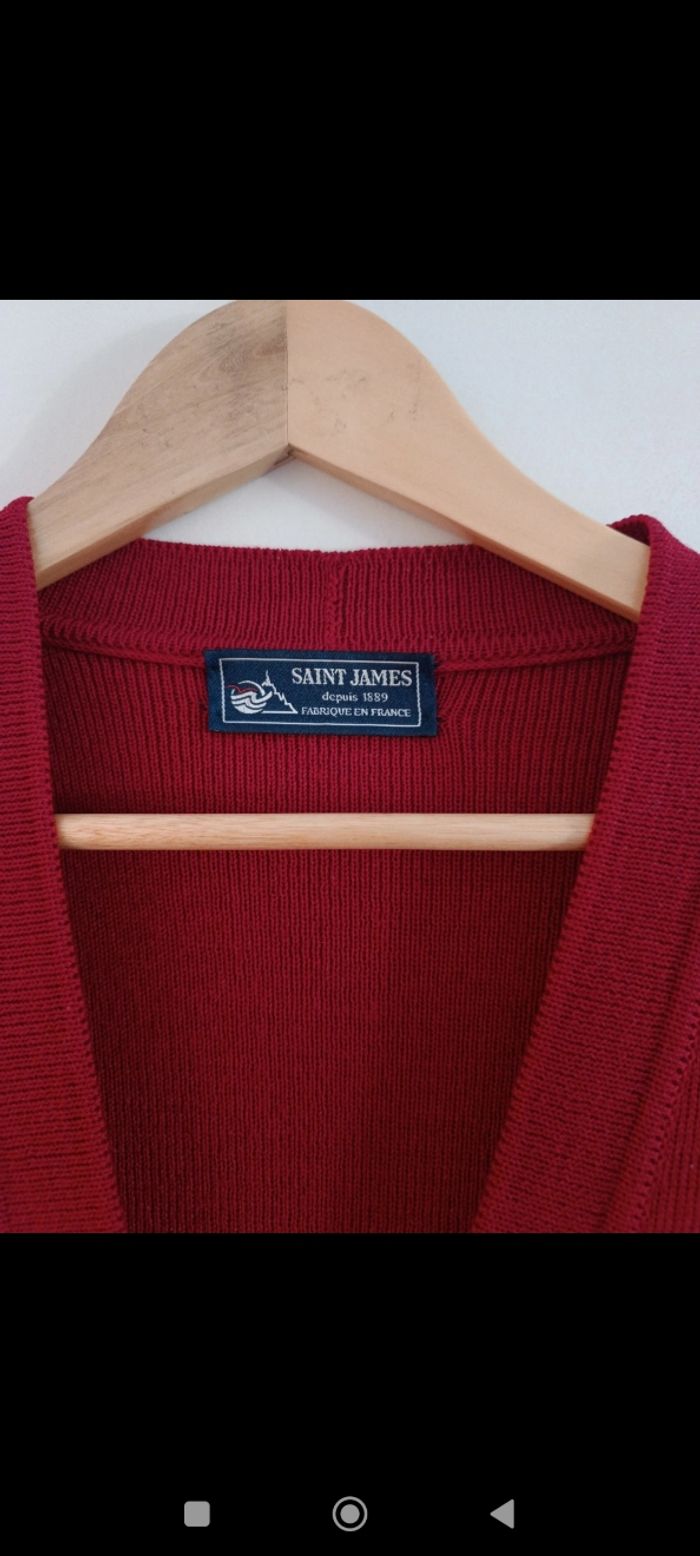 Cardigan en laine vierge Saint James - photo numéro 2