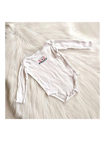Body bébé garçon manches longues Little Pilot 18 mois