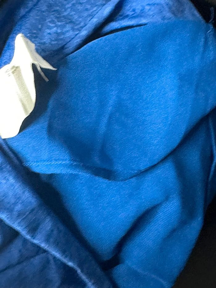 Superbe, robe, serpent, bleu électrique, mango, taille M - photo numéro 13