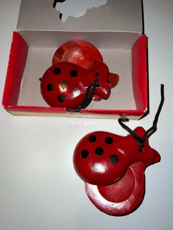 Castagnettes d’Espagne rouge et noir