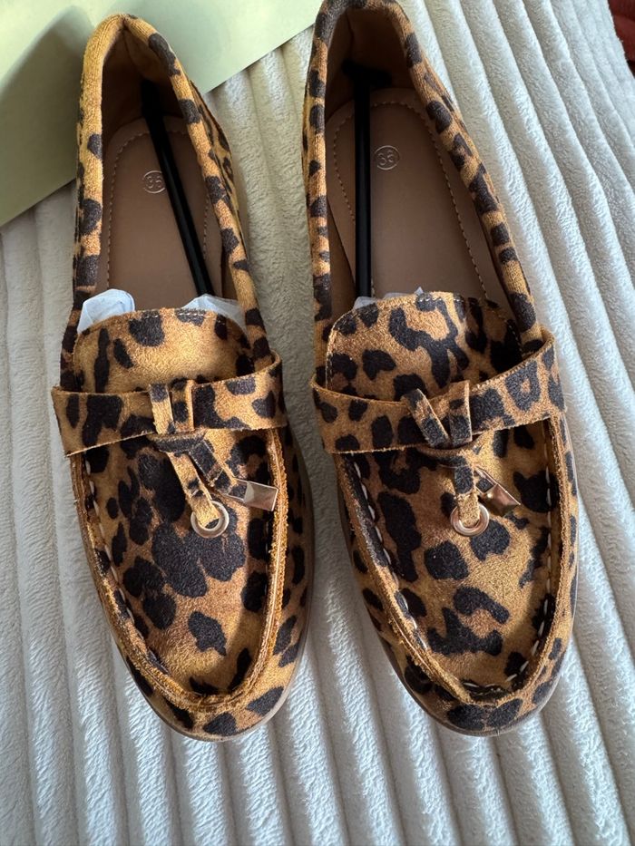 Mocassins taille 36 léopard - photo numéro 3