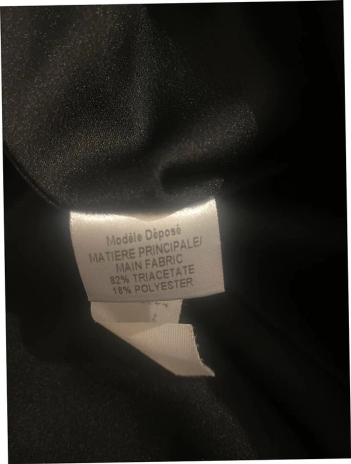Robe noire avec un noeud bleu Paule Ka - photo numéro 6