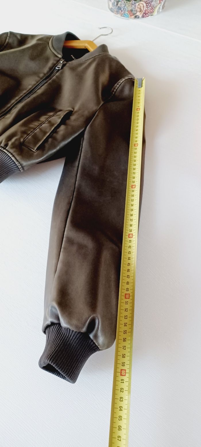 Blouson bombers simili cuir taille xs pull bear - photo numéro 6