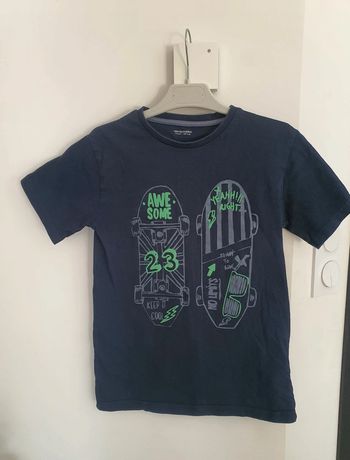 T-shirt skate 100% coton. 12ans