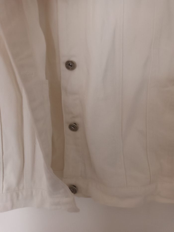 Veste en jeans blanc homme - photo numéro 6