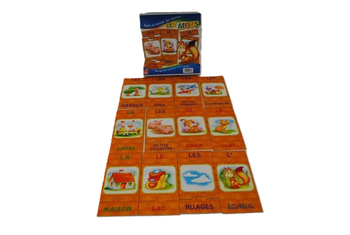 Jeu pour enfant dans le monde des lettres