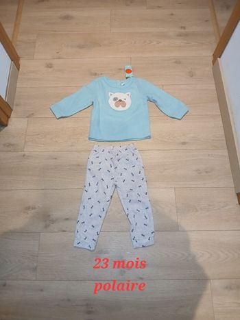Pyjama polaire 23 mois Tex neuf avec étiquette