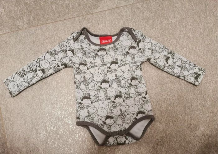 Body à manches longues bébé garçon 9/12 mois Snoopy comme NEUF