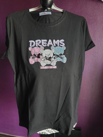 Tee shirt noir ourson