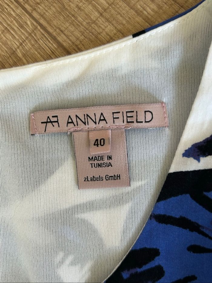Robe bleue et blanche sans manches Anna Field taille 40 TBE - photo numéro 9