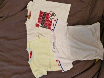 Lot 3 tee-shirt 6 mois
