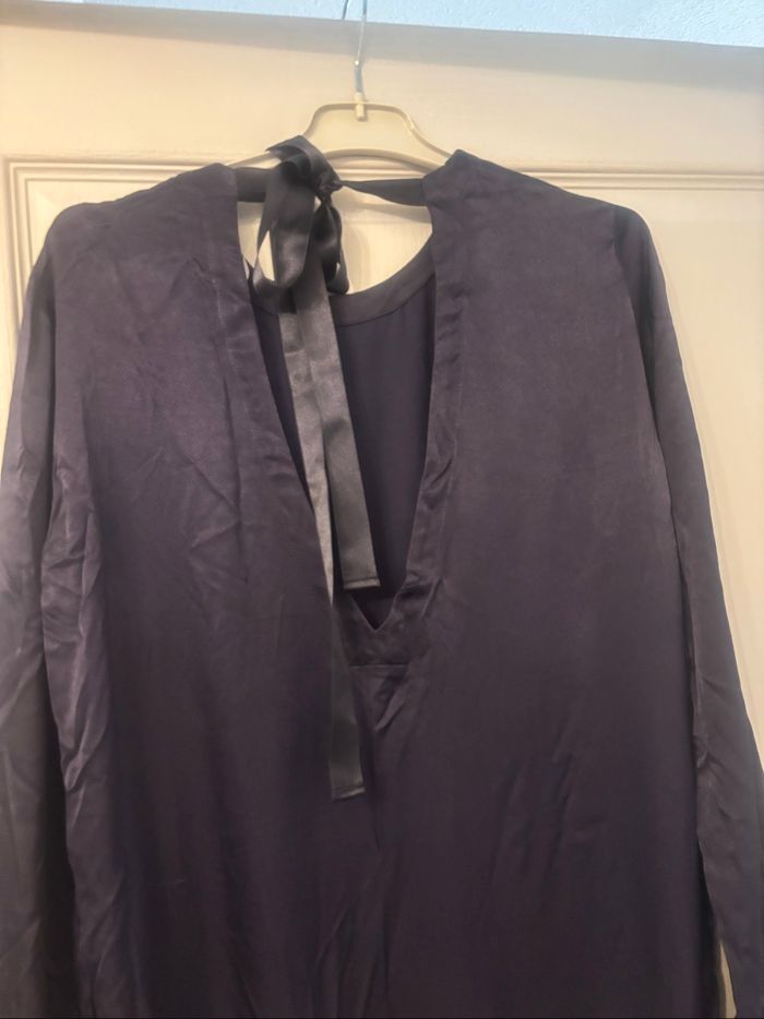 Robe manches longues satinée Sandro taille 1 - photo numéro 9