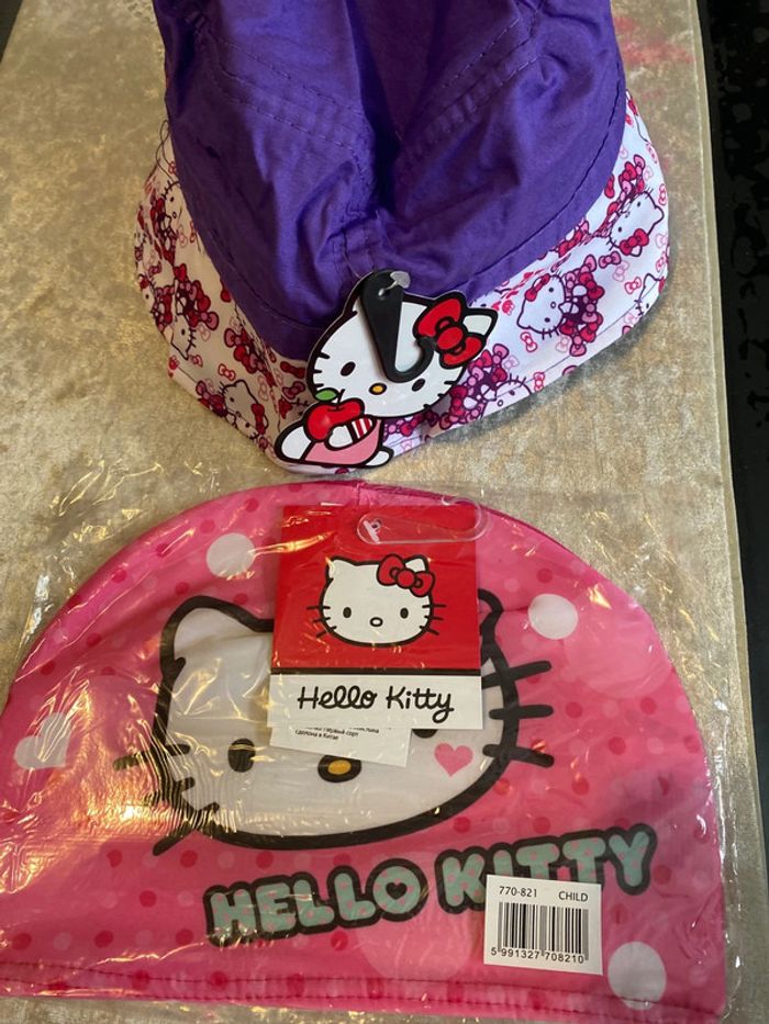 Hello Kitty lot Bob taille 52 + Bonnet de bain - photo numéro 6