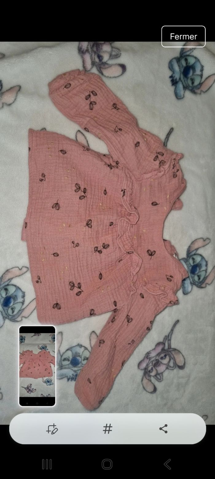 Blouse 6 mois en très bon état - photo numéro 2