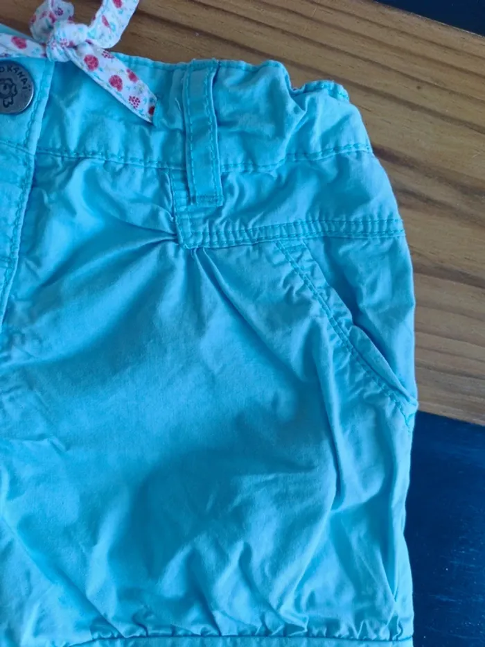Short bleu clair - photo numéro 3