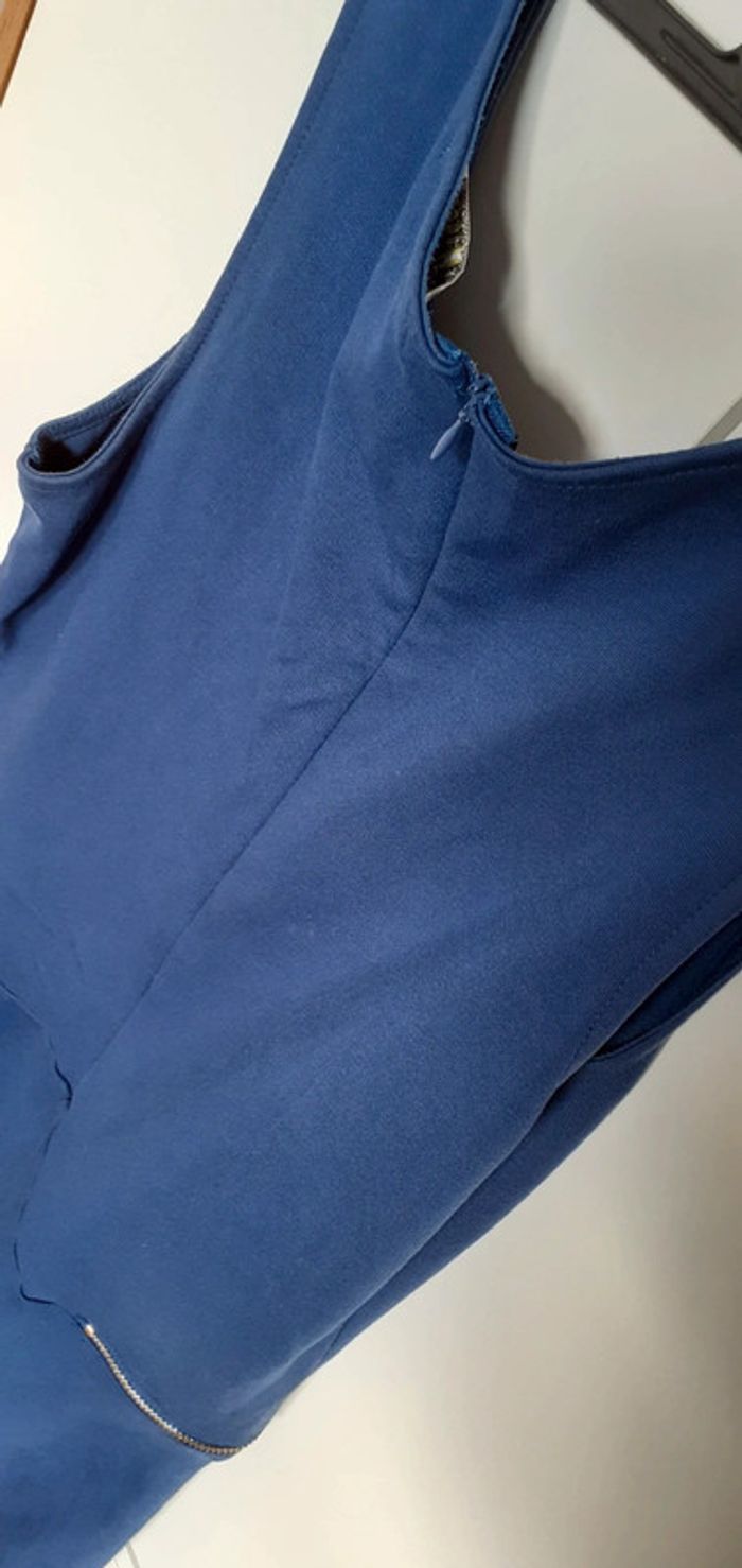 Robe bleu électrique noir - photo numéro 7