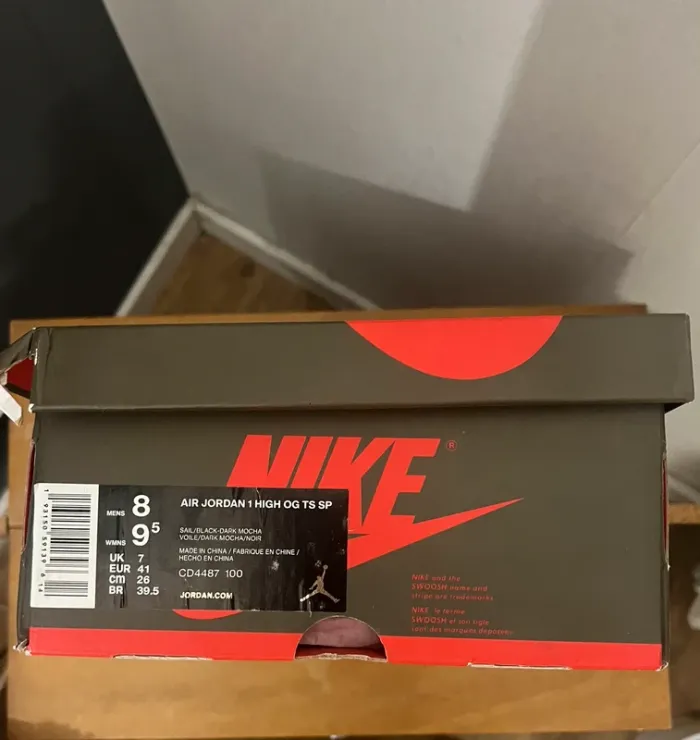Jordan 1 high Travis Scott certificat StockX - photo numéro 7
