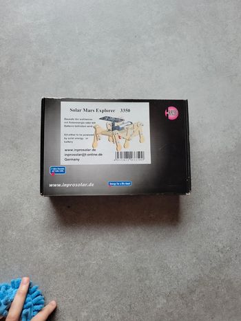 Jouet à construire robot chien solaire fonctionnel