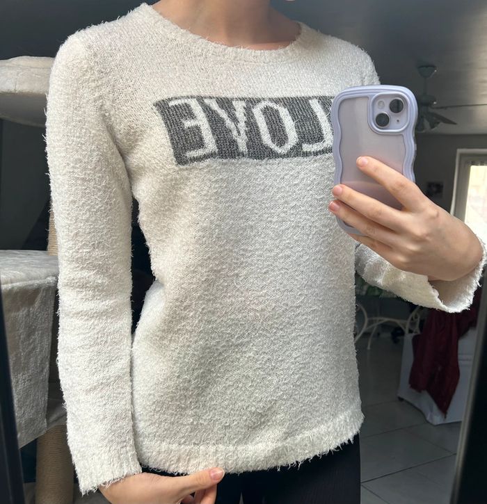 Pull blanc - photo numéro 3