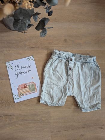 Short Tape à l'oeil 12 mois effet jean