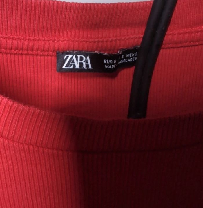 Robe rouge Zara - photo numéro 2