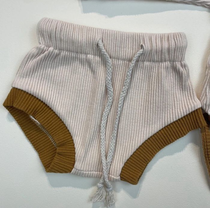 Ensemble gamin gamine 3-6 mois body + bloomer - photo numéro 2