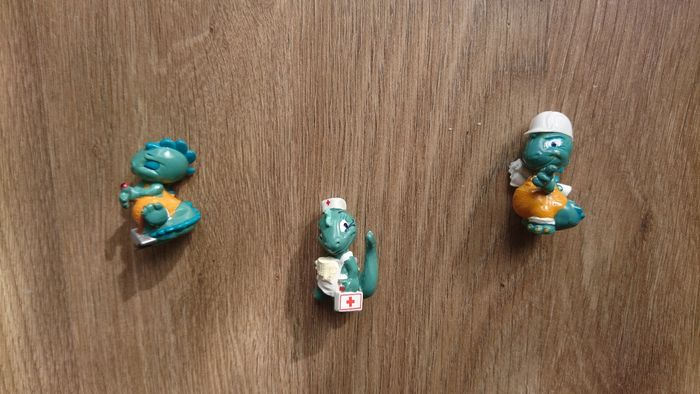 Figurines kinder dinosaures ''Drolly dinos" (1995) - photo numéro 2