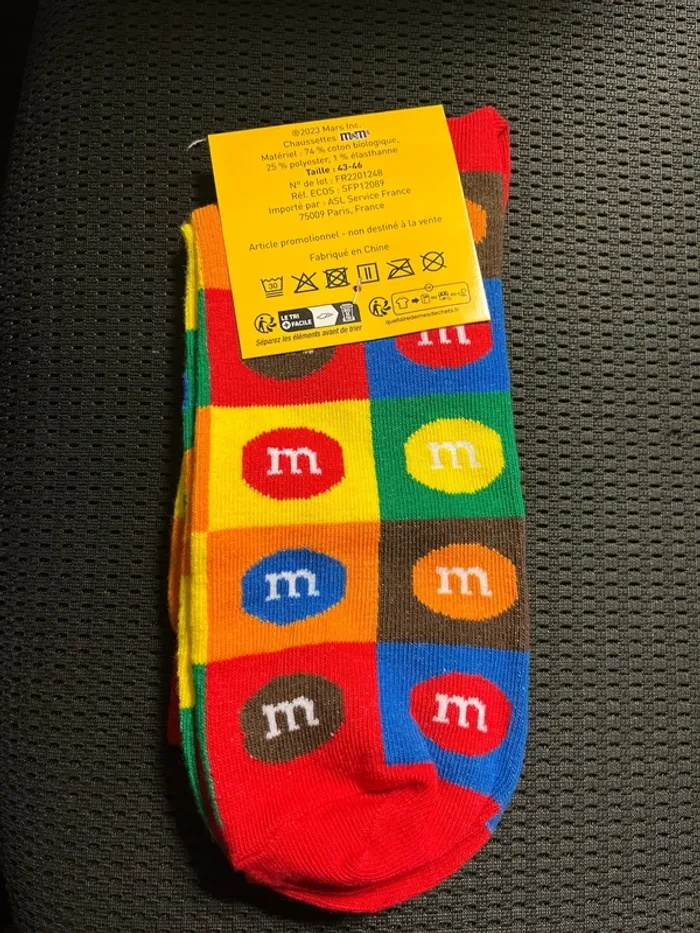 Paire de chaussette M &m’s - photo numéro 2