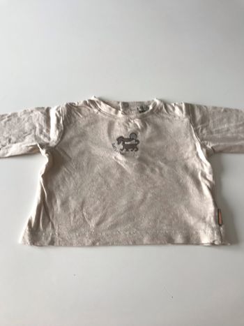 T-shirt bébé beige 6M