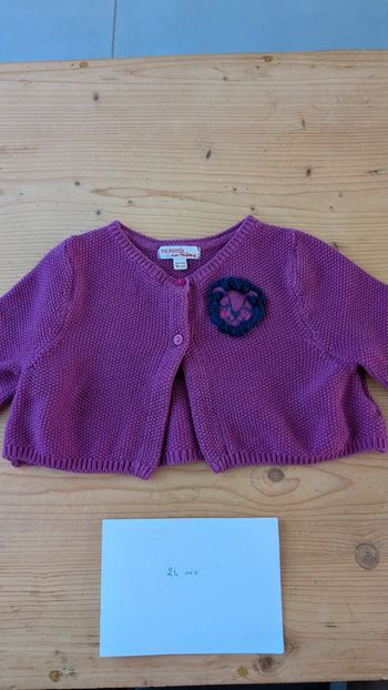 Gilet bébé fille