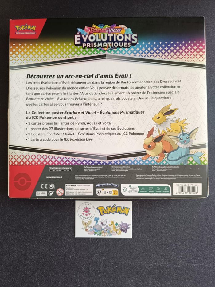 Pokémon - Coffret Collection Poster - EV8.5 Evolutions Prismatiques - photo numéro 2