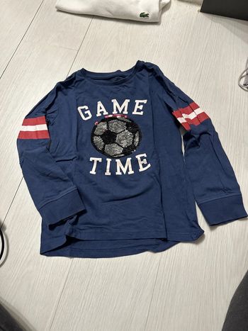 T-shirt Marie, ballon de foot tex 4-5 ans