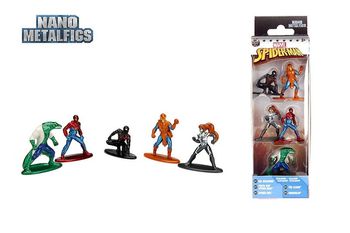 FIGURINES SPIDERMAN 5 PERSONNAGES  METALLIQUES 84436