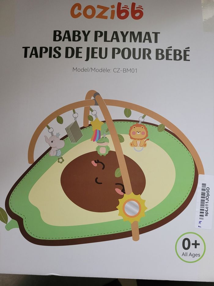 Tapis D'éveil Bébé, de Jeu et D'activité avec 6 Jouets Détachables avec Arches - photo numéro 2
