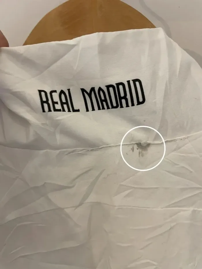 Track jacket Adidas blanche Real Madrid Mens L - photo numéro 13