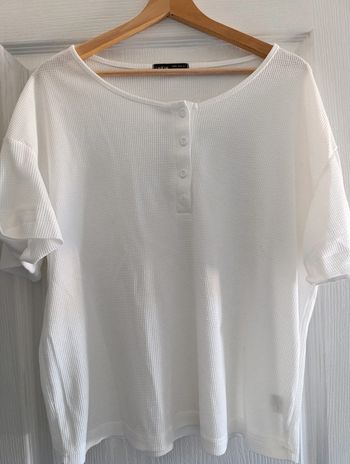 T-shirt blanc Taille M Shein