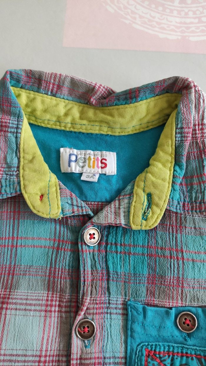Chemise manches courtes 3 ans. - photo numéro 3