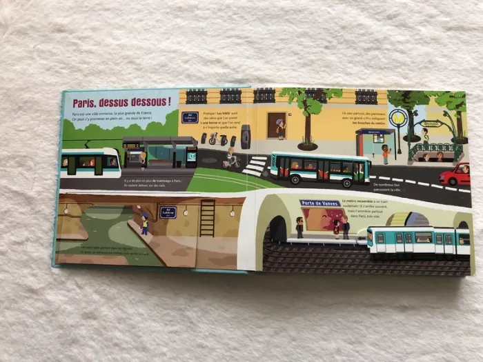 Mon livre animé Paris - nombreuses animations - pop-up - photo numéro 2