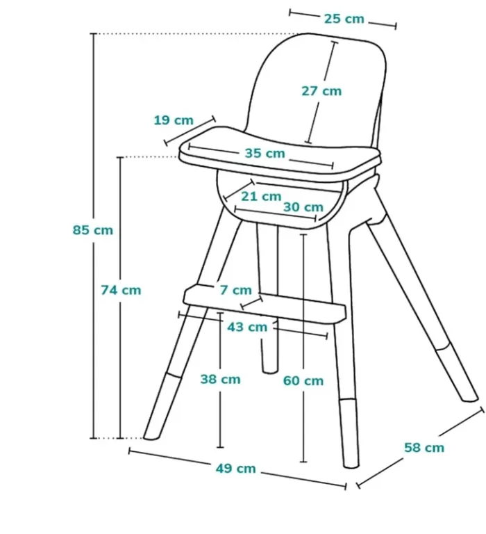 Chaise haute évolutive - photo numéro 5