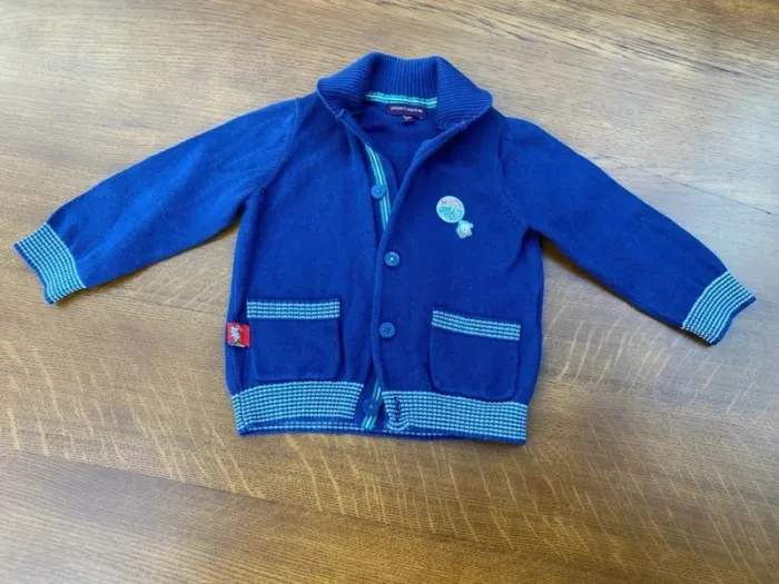 Gilet sergent major bleu dur 12 mois