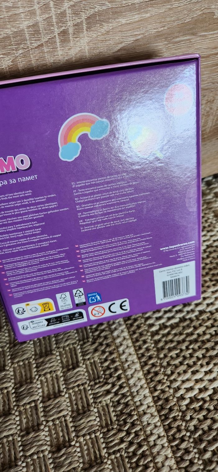 Mémo Licorne 3ans rose - photo numéro 4