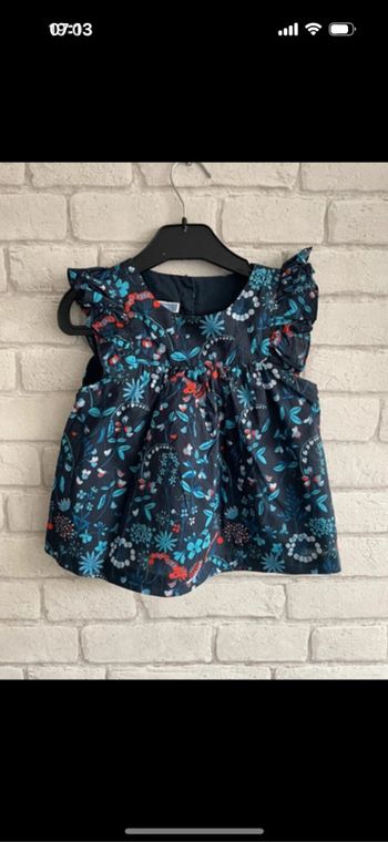 Blouse liberty jacadi taille 4 ans