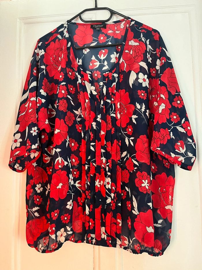 Blouse en voilage